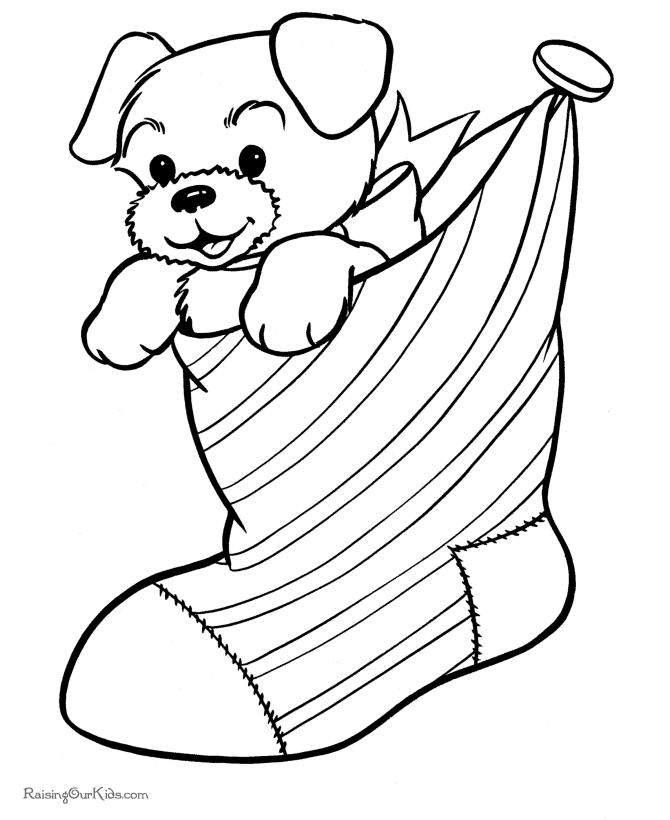 Free Printable Coloring Pages Christmas Stockings