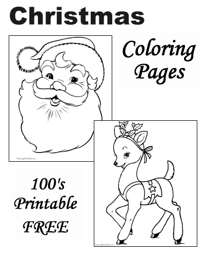 christmas coloring pages  free and printable