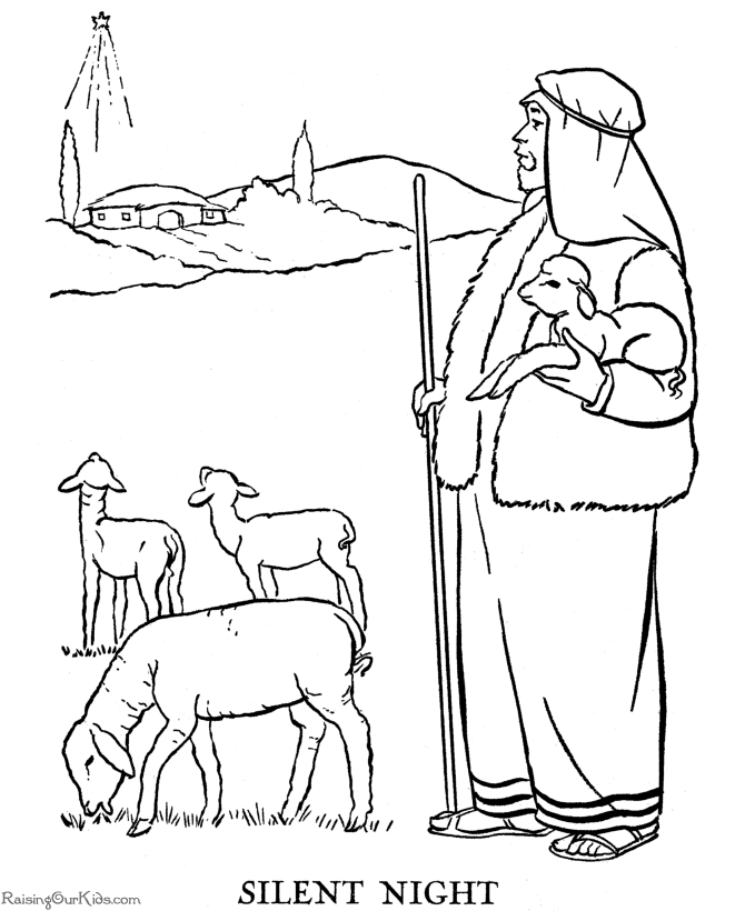 The Christmas Story Coloring Pages 03 